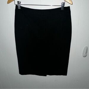 Talbots Black Knee-Length Pencil Skirt for Work